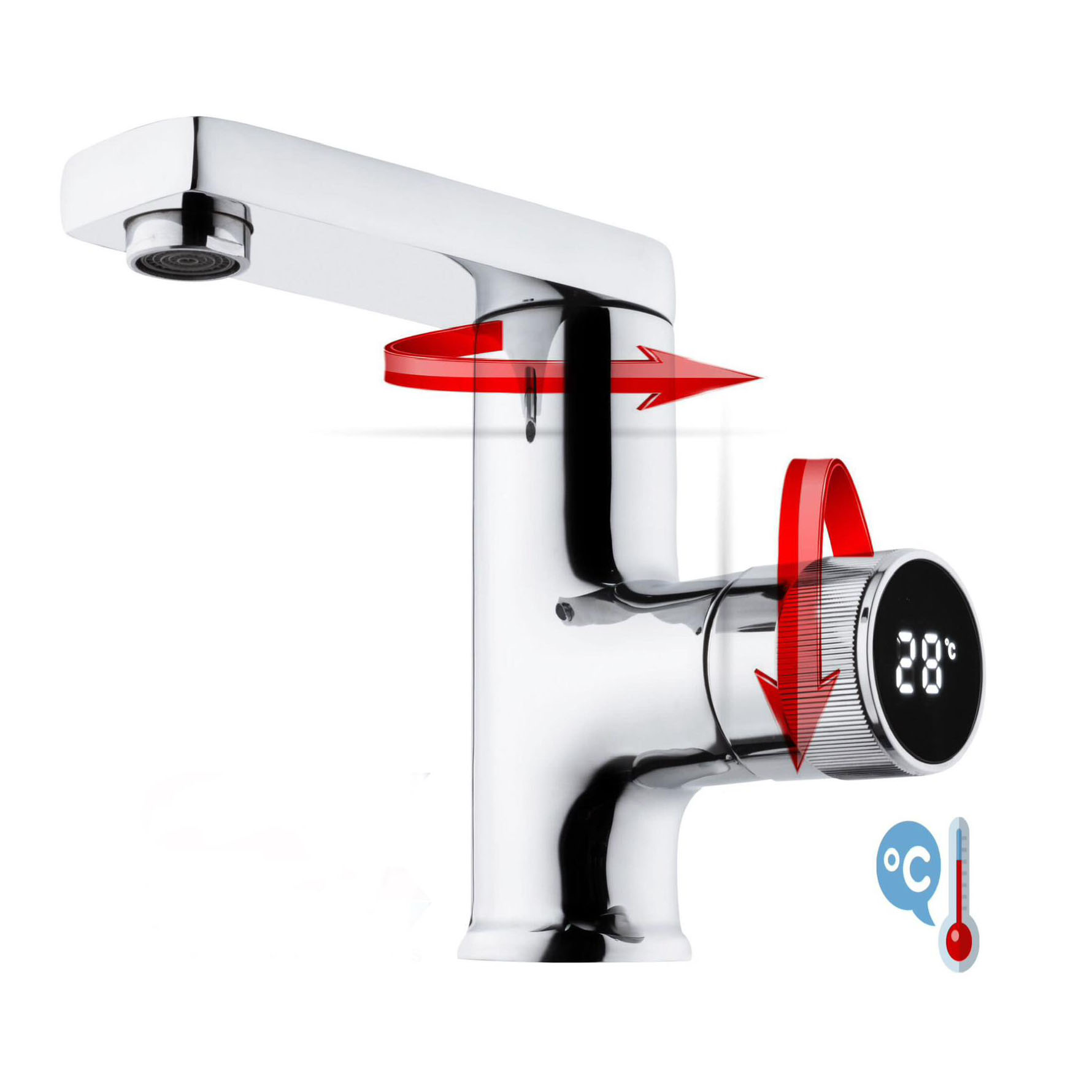 15-OPTİMUM DERECELİ MİX LAVABO BATARYA